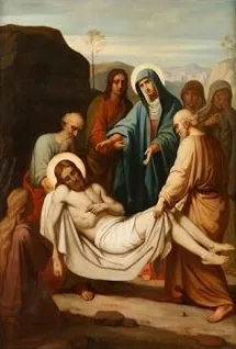 Jesus é sepultado