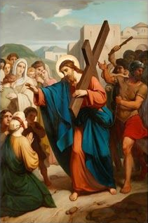 Jesus consola as mulheres de Jerusalém